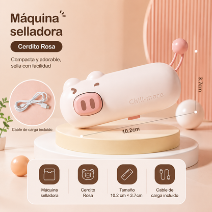 Mini sellador térmico recargable